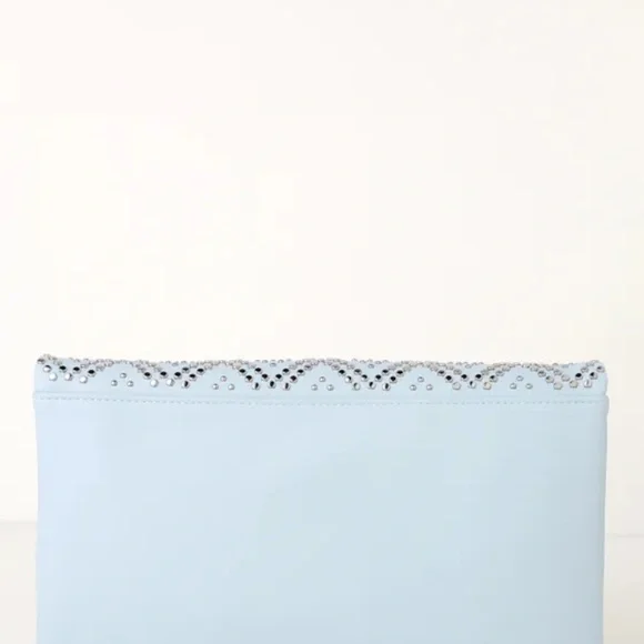 NWT Light blue studded clutch - Picture 4 of 9